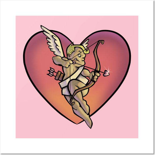 Valentine Cupid Wall Art by Reading With Kids